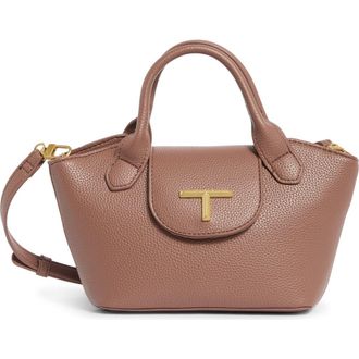 Elie Tahari Elle Top Handle Bag in Coffee at Nordstrom Rack