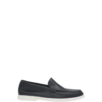 HUGO BOSS Sienne Moccasin - male - Boss - Loafers - Blue - 10 UK - Shoes