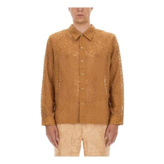 S&eacute;fr Overhemden, Heren, Bruin, L, Maui Shirt