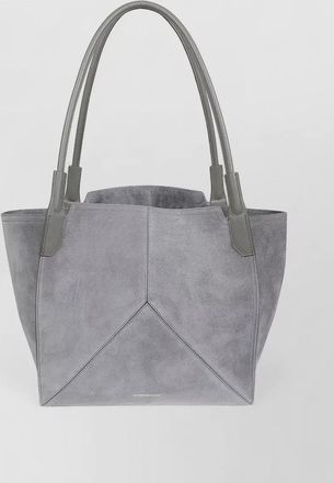 Victoria Beckham soft mini tote bag geometric design