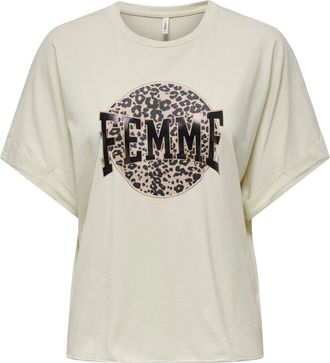 Only Kurzarmshirt »ONLLUCY LIFE S/S LEO TOP CS JRS«