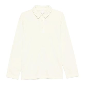 A.P.C. Polo Shirts, female, White, Size: XS Long Sleeve Polo