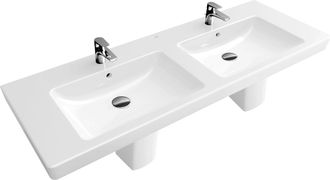 Villeroy & Boch Villeroy&boch - Gabinete Lavabo Doble Subway 1300x470mm, Con