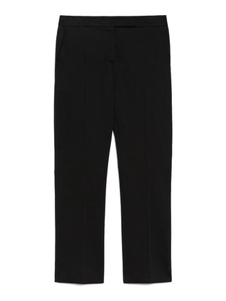 Max Mara Okra Cotton Satin Trousers