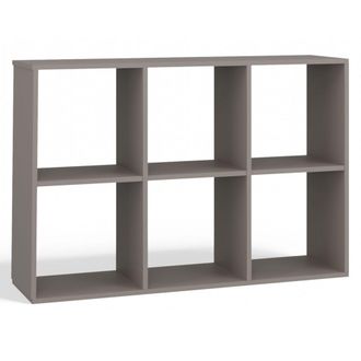 Selsey Selsey - Malax - Estanter&iacute;a Con 6 Estantes - 110 Cm - Gris