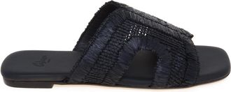 Castaner Philippa/295 Slide - Dames - Sandalen - Zwart - 41 EU - Leer - Schoenen