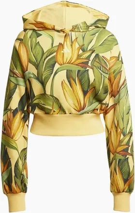 adidas Womens X Farm Hoodie - Spark Gld Grn - Size: 12