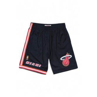 Mitchell & Ness Miami Heat 1996-97 Swingman Shorts - - Sport - Uomo - Nero - M