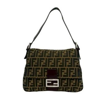 Fendi Pre-owned Shoulder Bags, female, Brown, Size: ONE SIZE Pre-owned Vintage Shoulder Bag