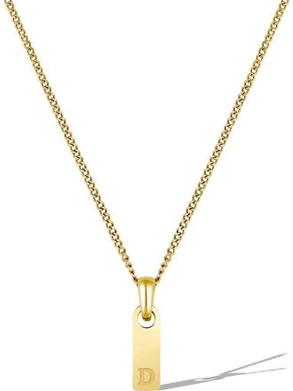Vincero Mens Initial Pendant Necklace in Gold - D at Nordstrom