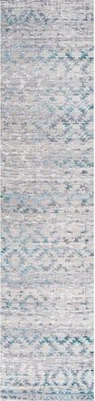 Jonathan Y Designs Ancient Faded Trellis Area Rug in Gray/turquoise at Nordstrom, Size 3Ft 0In X 5Ft 0In