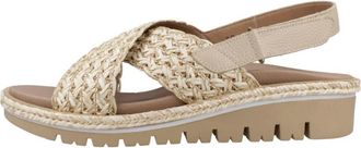 PieSanto 240846P Brasil - Dames - Sleehakken - Beige - 36 EU - Leer - Schoenen