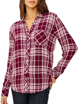 Rails Hunter Button Up Shirt In Winterberry