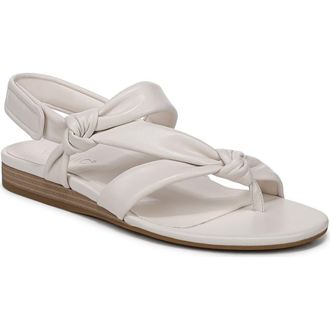 Vionic Geneva Strappy Sandal in Sea Salt Leather at Nordstrom, Size 6.5