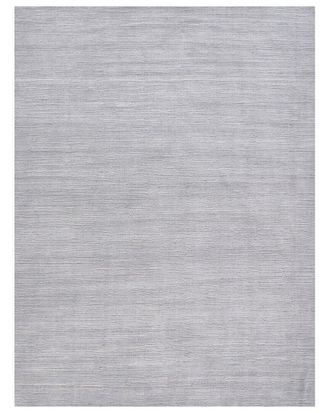 Exquisite Rugs Palazzo Hand-Loomed New Zealand Wool and Bamboo Silk Rug