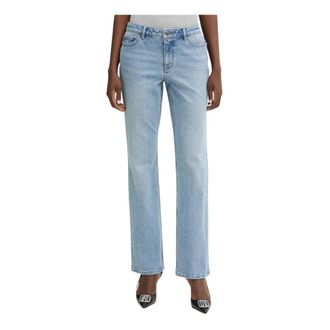 Michael Kors Stretch Denim Sigaretten Jeans - Dames - Jeans - Blauw - Maat: S Denim