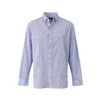 Ralph Lauren Classic Fit Shirt - Dames - Overhemden - Veelkleurig - 2XS - Linnen - Overhemden