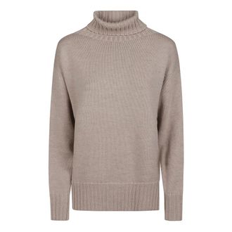 Drumohr Over Turtle Neck Sweater - Dames - Coltruien - Grijs - L - Wol - Truien & Vesten