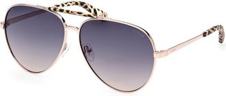 Guess GU5209 28B Mens Sunglasses Rose-Gold Size 61