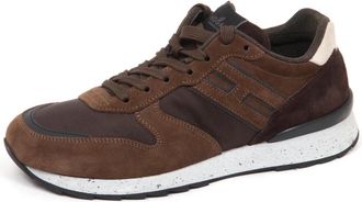 Hogan R261 Sneaker - Heren - Sneakers - Bruin - 40 EU - Leer - Schoenen