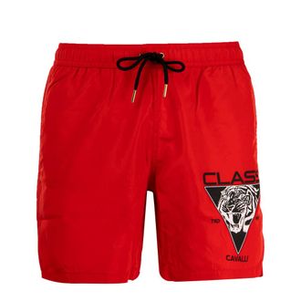 Cavalli Badmode, Heren, Rood, M, Boxer Style Herenzwemkleding