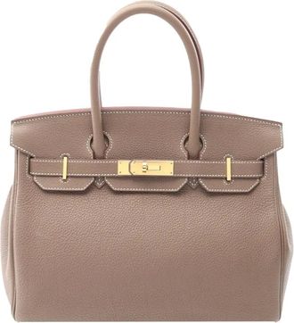 Hermès 2017 Togo Birkin Retourne 30 handbag - Brown