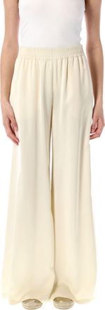 Stella McCartney Stella Mc Cartney Cream Viscose Blend Wide