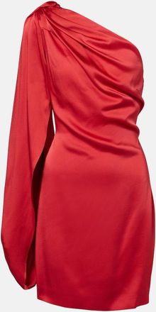 Stella McCartney Abito corto in satin monospalla