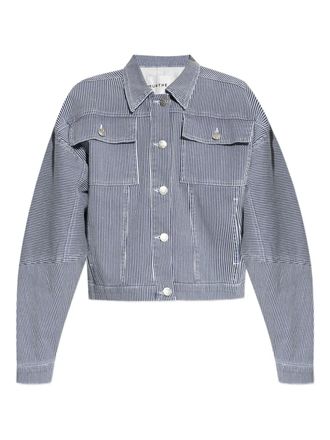 Munthe striped denim jacket - Blue