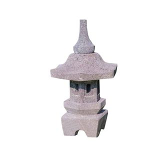 Wanda Collection L&aacute;mpara japonesa toro jard&iacute;n zen de piedra de lava 50 cm