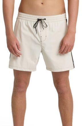 Billabong Dbah Panel Layback Swim Trunks in Oatmeal at Nordstrom, Size Xx-Large
