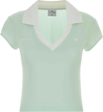 Courr&egrave;ges Donna, Top, Verde, S, new
