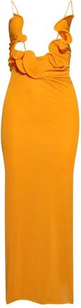 CHRISTOPHER ESBER Moulded Venus dress - women - Polyamide/Elastane - 12 - Orange