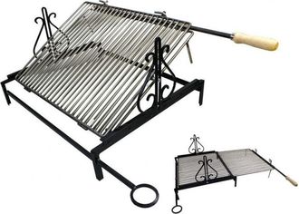 Scab Scab - griglia tondino pesante girevole - cm 60X50 griglia inox 18/10