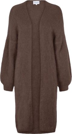 Americandreams Azra Cardigan - Dames - Lange truien - Bruin - ONE Size - Wol - Truien & Vesten