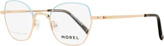MOREL Womens Koali Amaryllis Eyeglasses 20148K PB04 Rose Gold/Blue 47mm