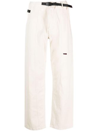Gramicci two-pocket buckled straight trousers - men - Cotton - M - Neutrals
