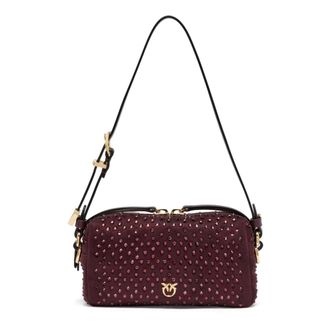 Pinko Pinko, Dames, Tassen, Rood, Maat: ONE Size Katoen
