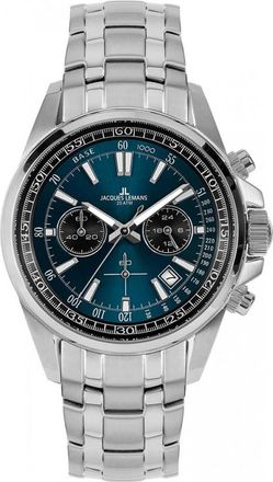 Jacques Lemans 1-2117ZC Mens Liverpool Watch - Silver - One Size