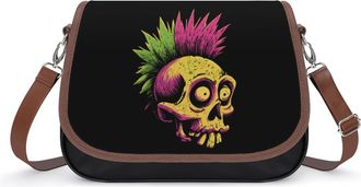 Generic Skull Punk Fashion Womens Crossbody Bags Novelty Handbag Shoulder Bag Purse