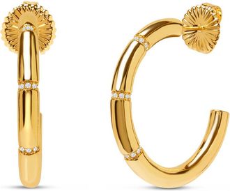 Bruno Magli Romola Gold Hoop Earrings