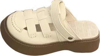 Generic Womens Slip On Clog with Arch Support Womens Clogs and Mules with Back Strap Soft Cushion Walking Mules Leather Garden Shoes Plantar Fasciitis Recover