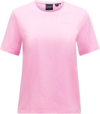 Peak Performance Explore Logo Tee Funktionsshirt f&uuml;r Damen | rosa