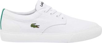 Lacoste Heren-sneakers van canvas met antislipzool (Wit)
