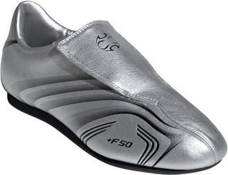 adidas Taekwondo F50 Sneaker in Silver /Core Black/Silver at Nordstrom, Size 8.5