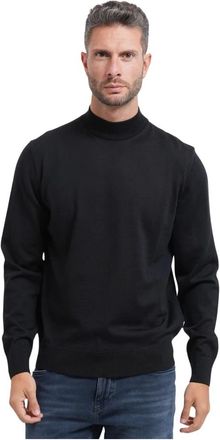 HUGO BOSS Truien & Vesten, Heren, Zwart, 2Xl, Wol, Coltrui