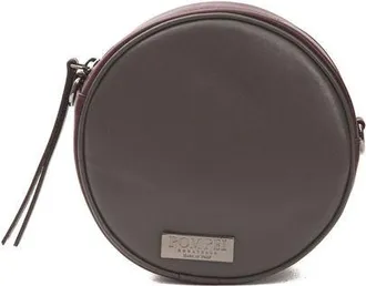 Pompei Donatella Burgundy Leather Women Crossbody Womens Bag