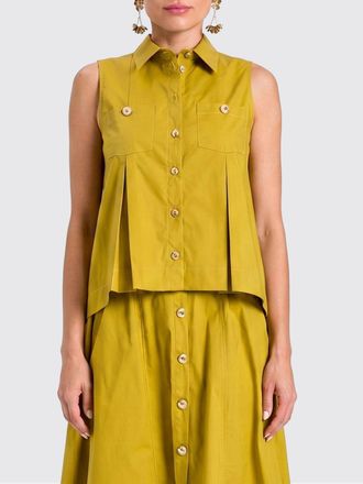 Twinset Camicia smanicata in cotone stretch