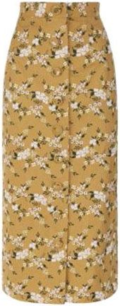 Erdem Floral Embroidered Gainor Button Down Skirt Size S
