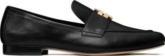 Tory Burch Eleanor Loafer - Dames - Loafers - Zwart - 38 1/2 EU - Leer - Schoenen